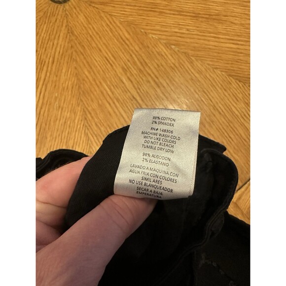 Blue Age Black Denim Distressed Juniors Size 5 Skinny Jeans - Picture 8 of 8